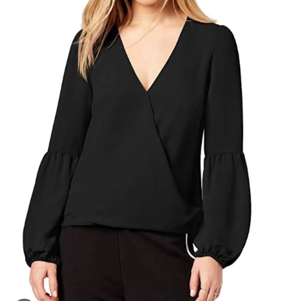 black long sleeve top